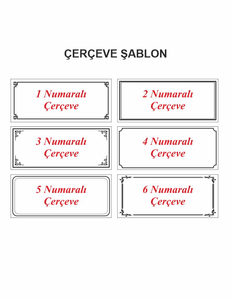 Bolu Kristal Masa İsimliği RM501