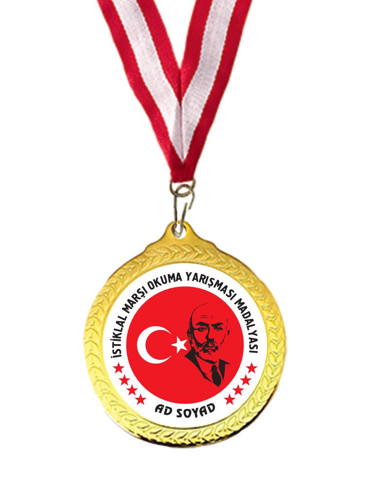 İSTİKLAL MARŞI OKUMA MADALYASI