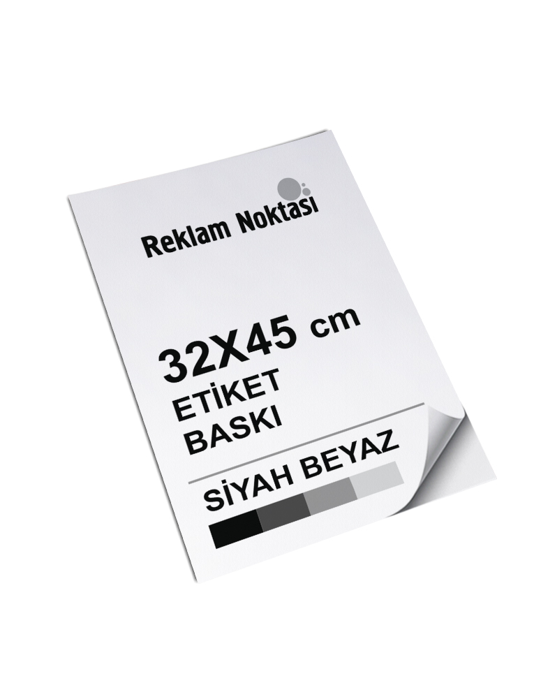 Etiket Baskı 32x45cm