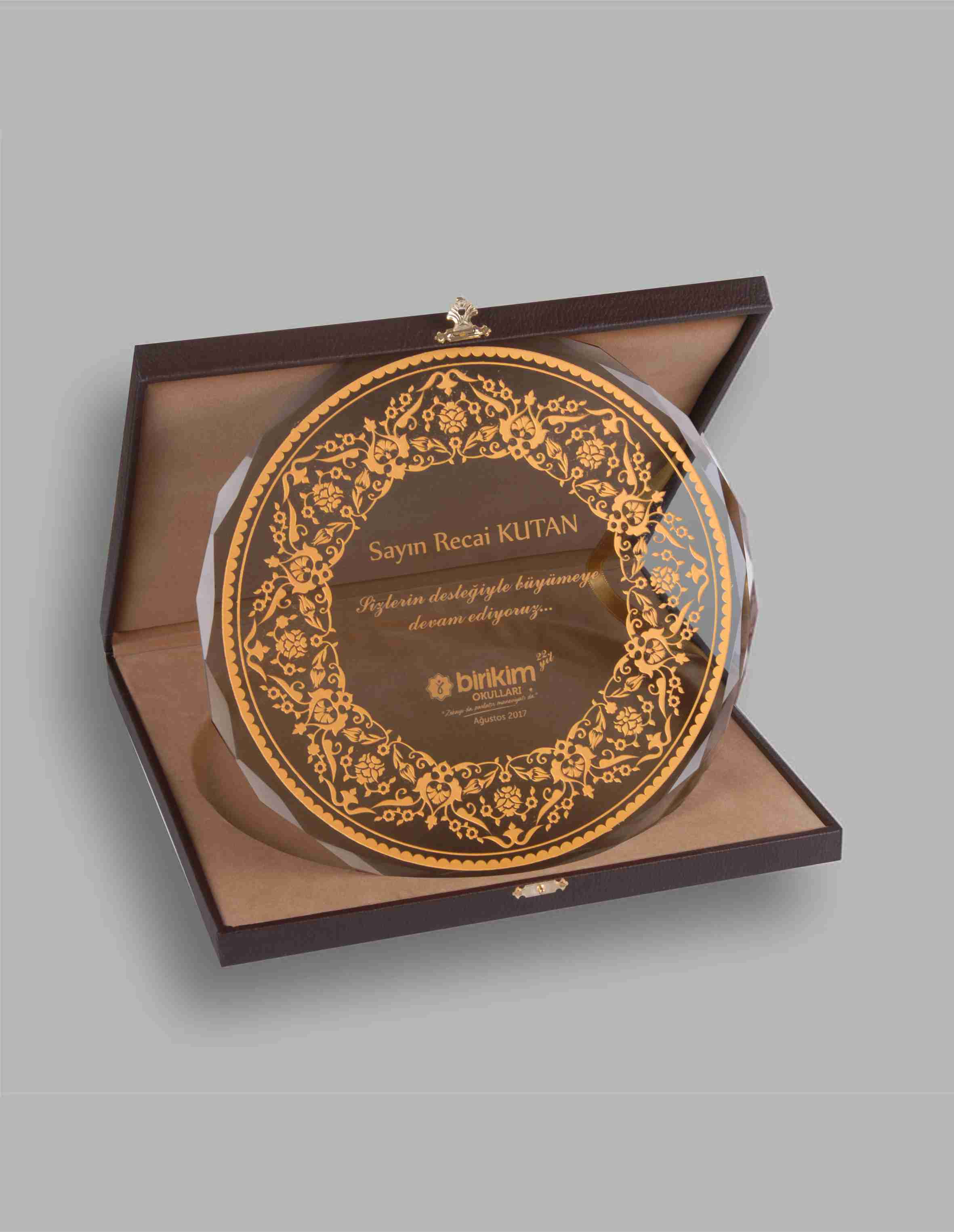 Motifli Tabak Plaket RN1505
