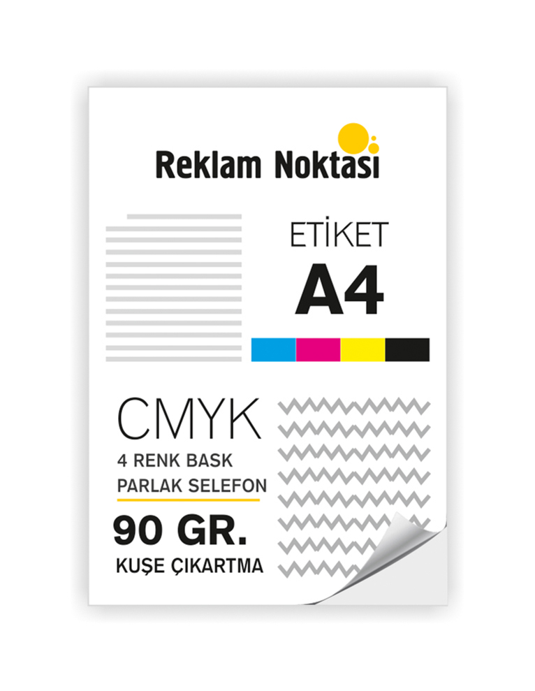 A4 Etiket