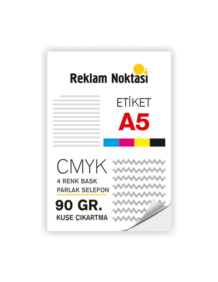 A5 Etiket