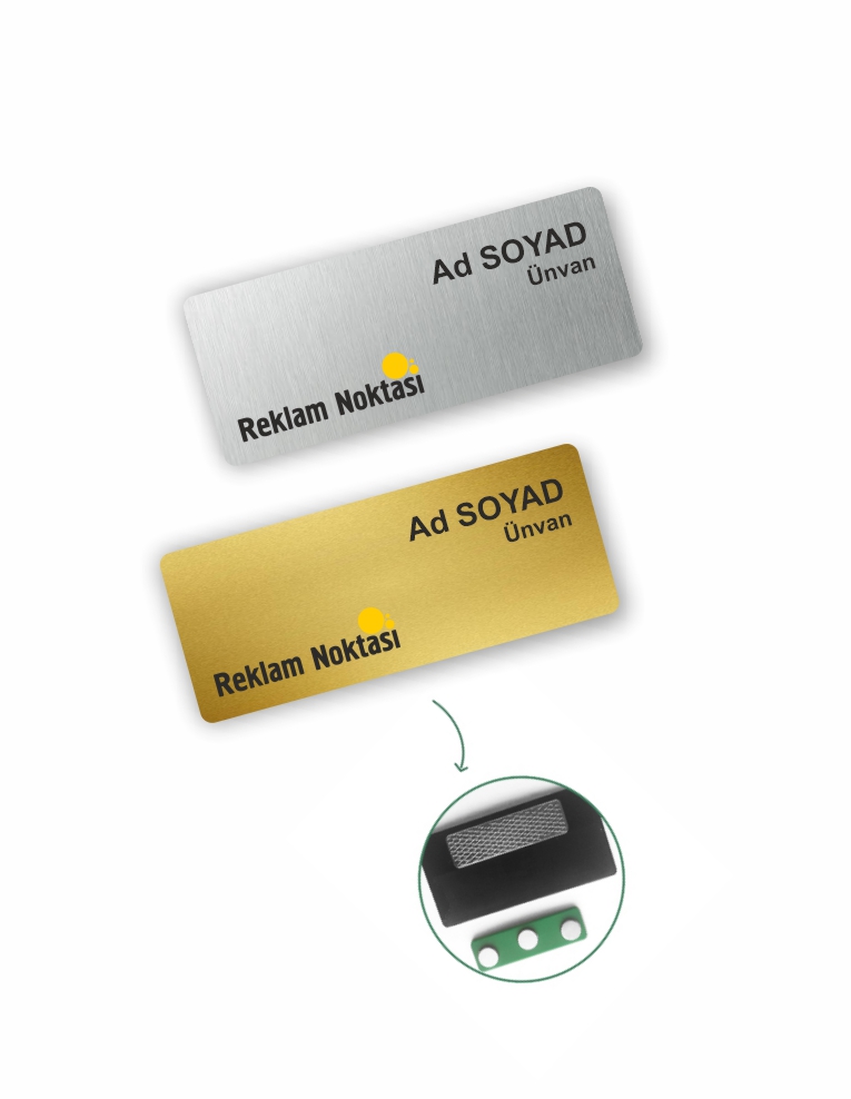 METAL PERSONEL YAKA KARTI