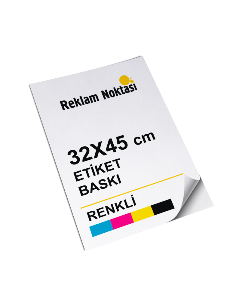 Etiket Baskı 32x45cm