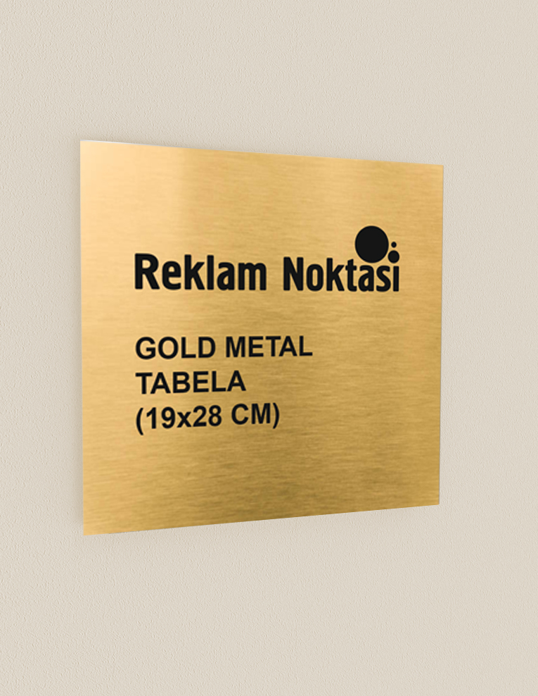 GOLD METAL TABELA
