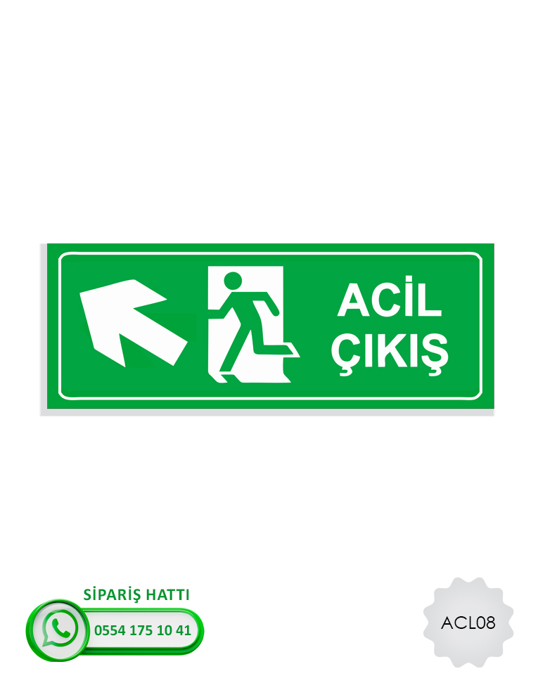 Acil Çıkış İlk Yardım Levhası