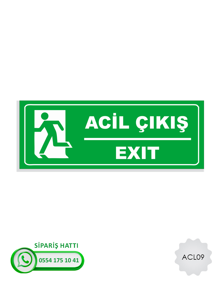 Acil Çıkış İlk Yardım Levhası