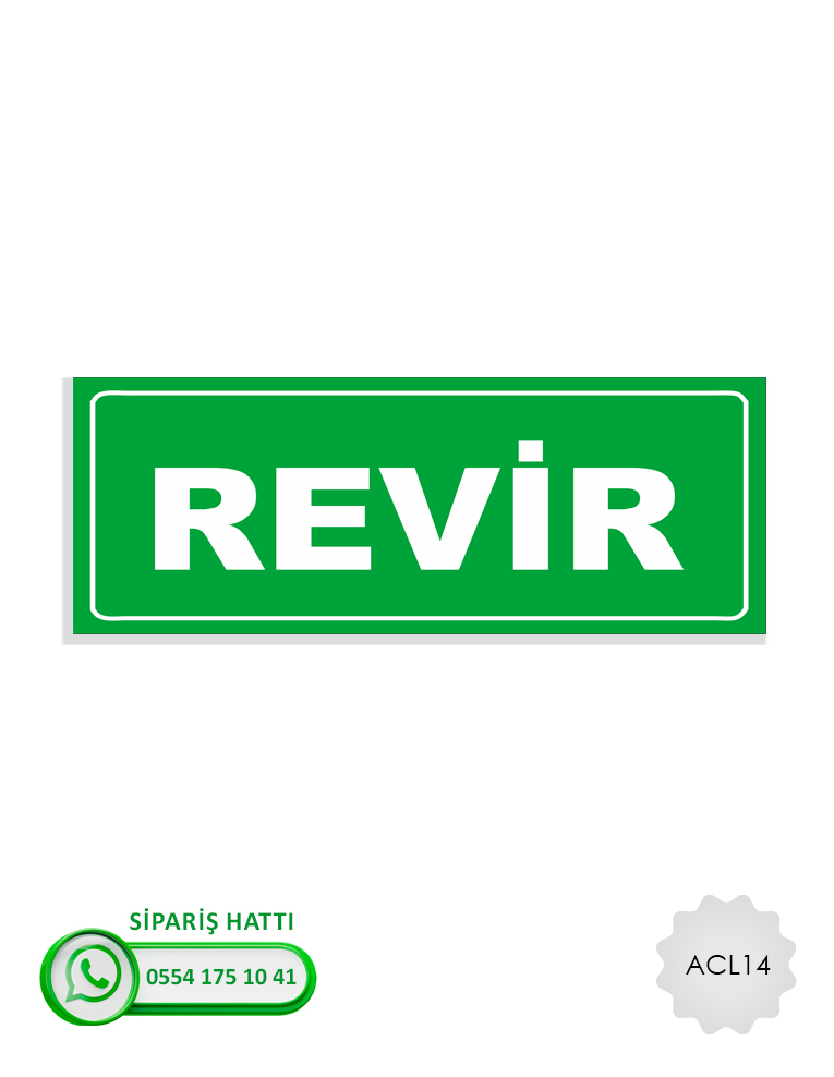 Acil Çıkış İlk Yardım Levhası