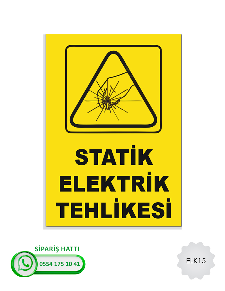 Elektrik Uyarı Levhası