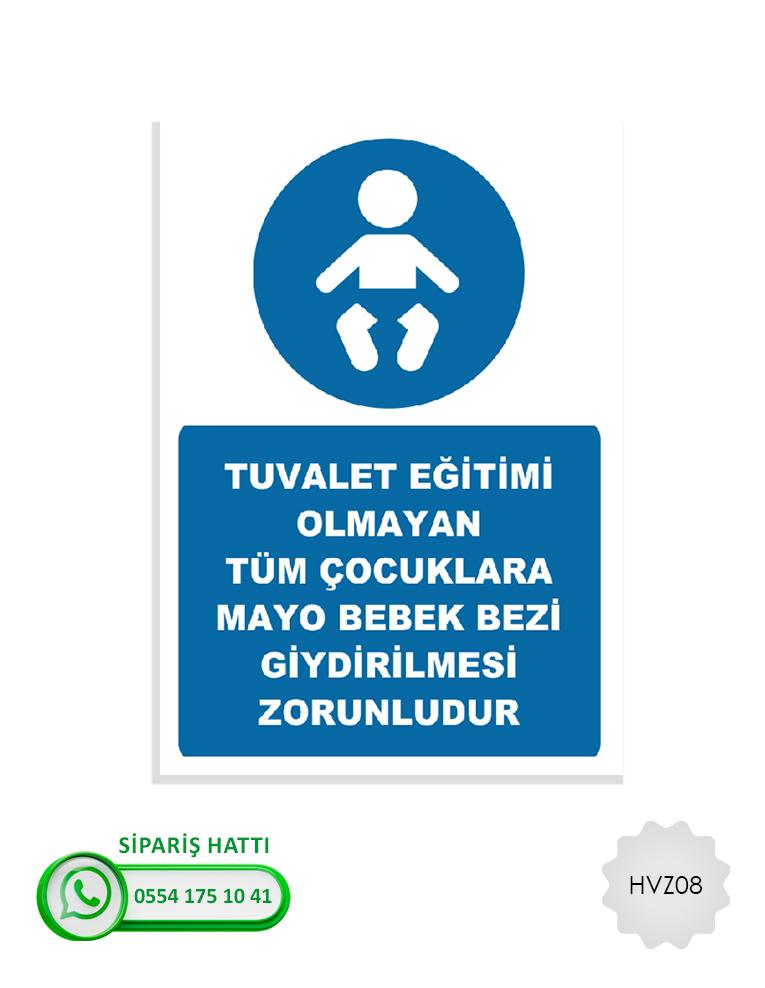 Havuz Uyarı Levhası