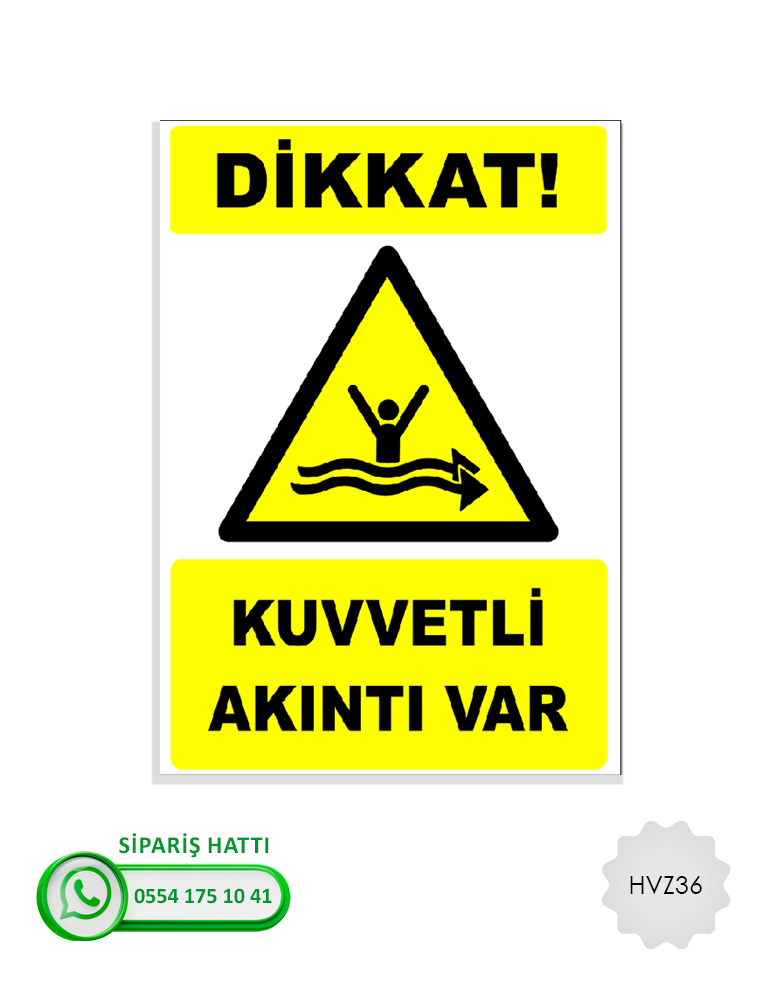 Havuz Uyarı Levhası