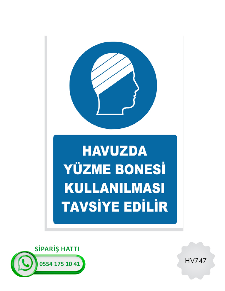 Havuz Uyarı Levhası