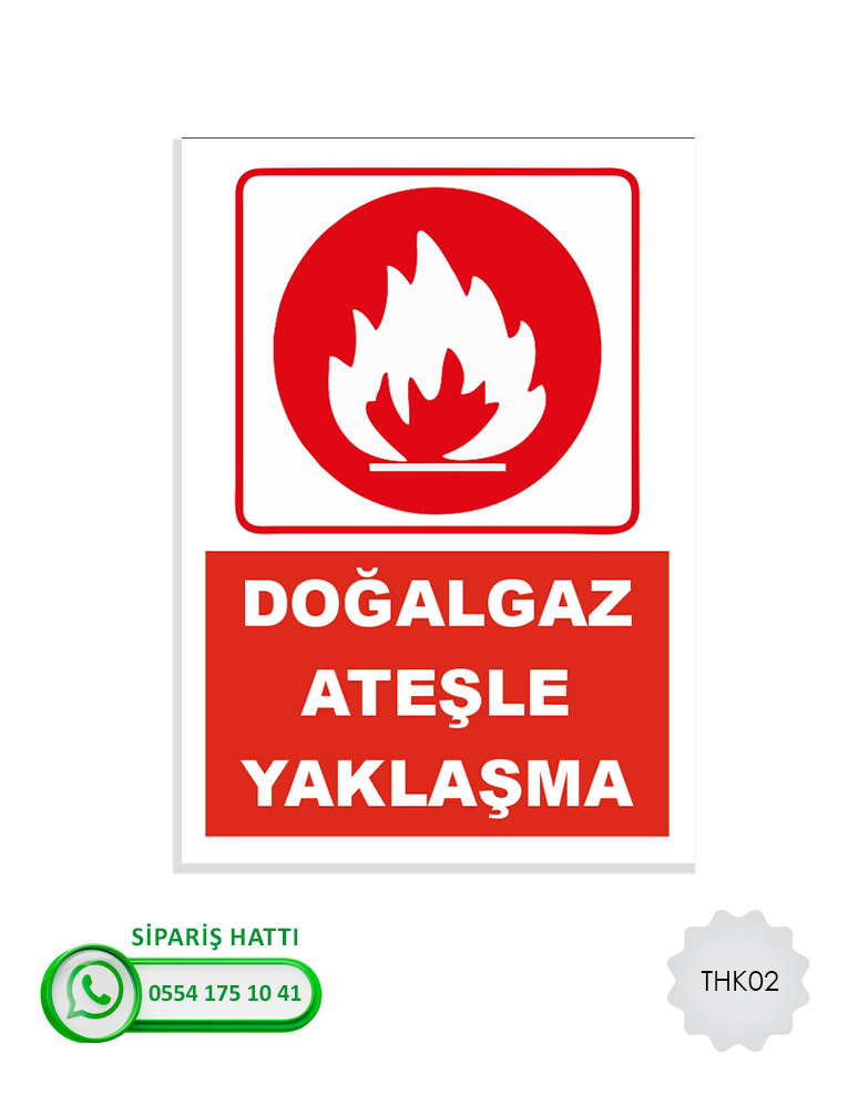 Tehlikeli Madde Atık Uyarı Levhası