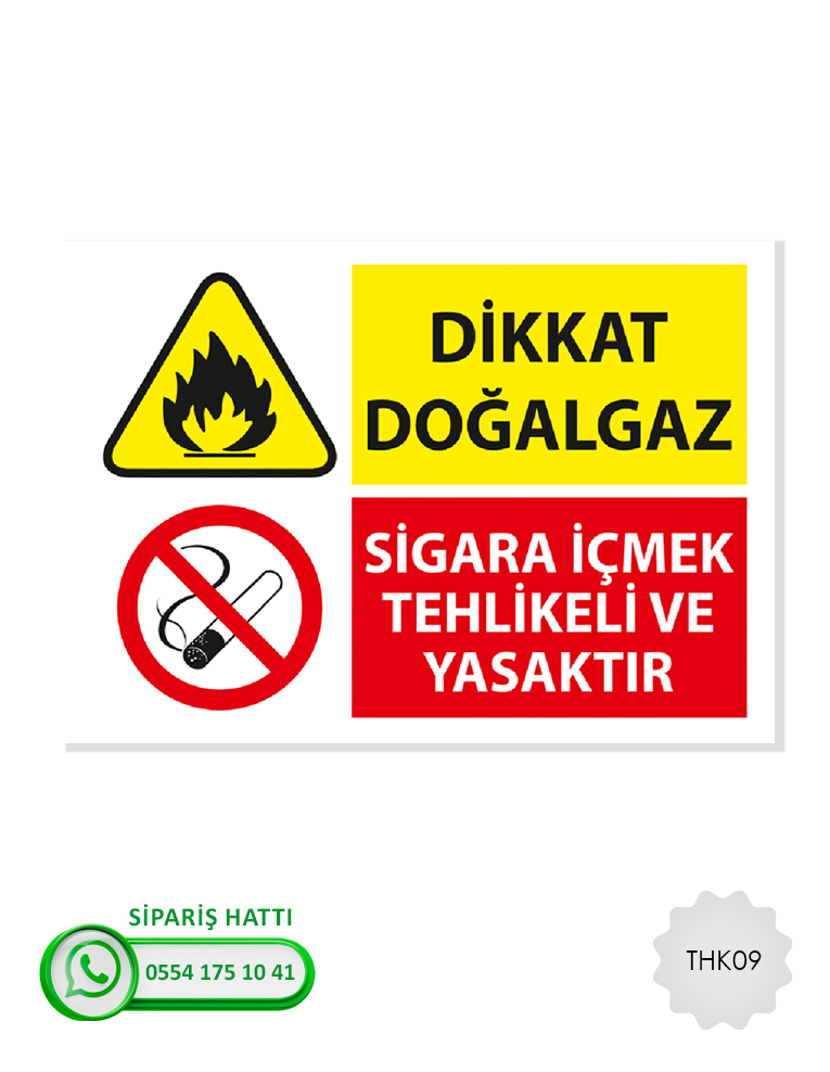 Tehlikeli Madde Atık Uyarı Levhası