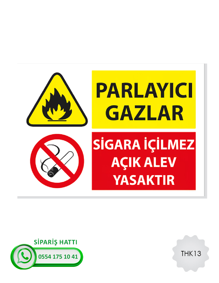 Tehlikeli Madde Atık Uyarı Levhası