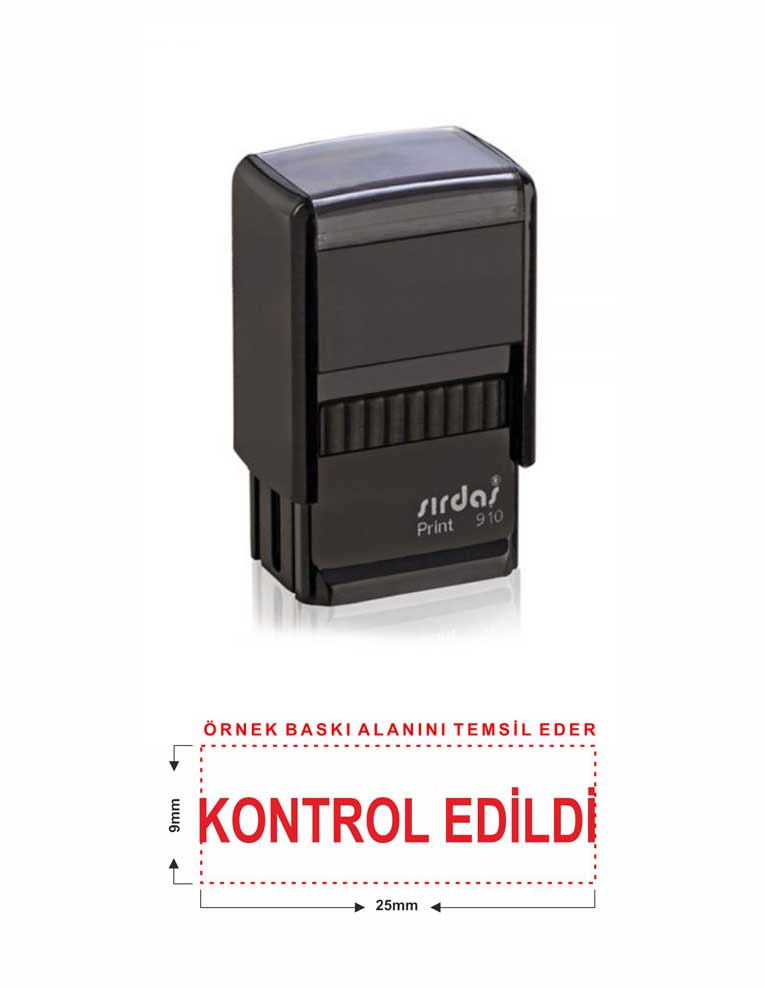 Kontrol Edildi Kaşe