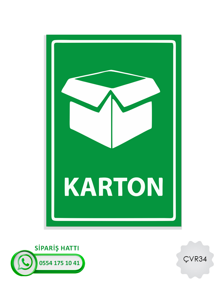 Çevre Uyarı Levhası