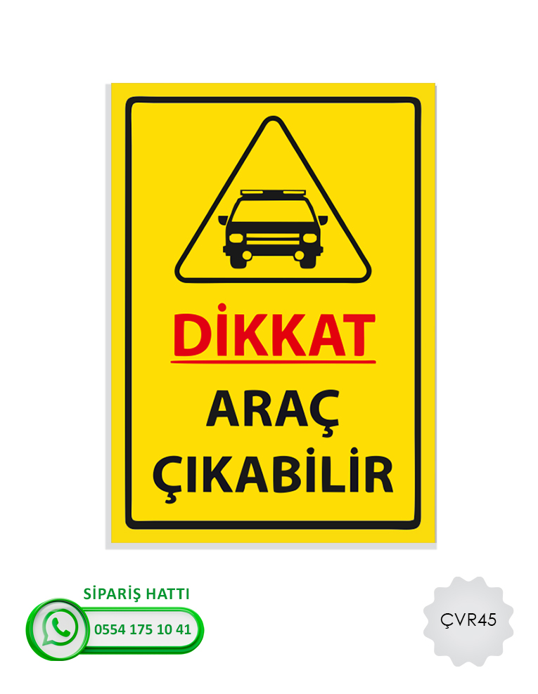 Çevre Uyarı Levhası