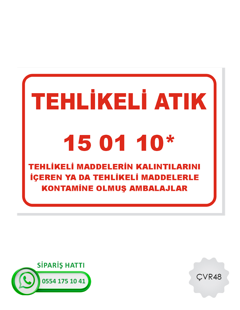 Çevre Uyarı Levhası