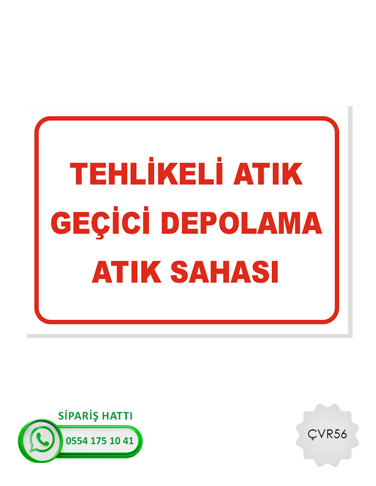 Çevre Uyarı Levhası