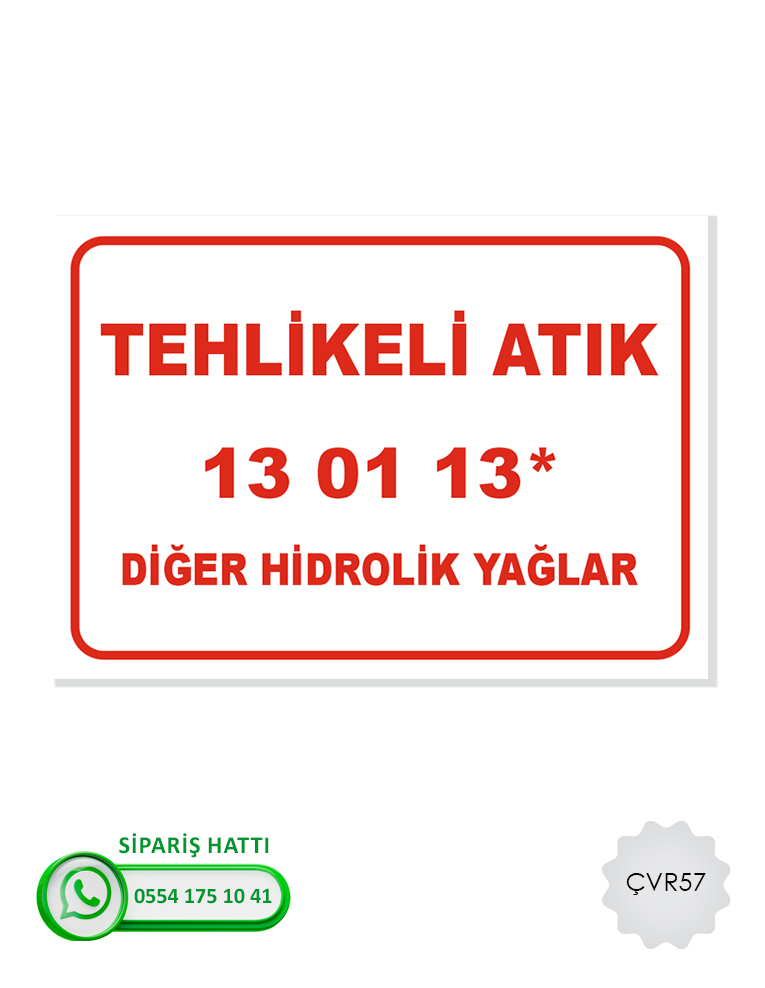 Çevre Uyarı Levhası