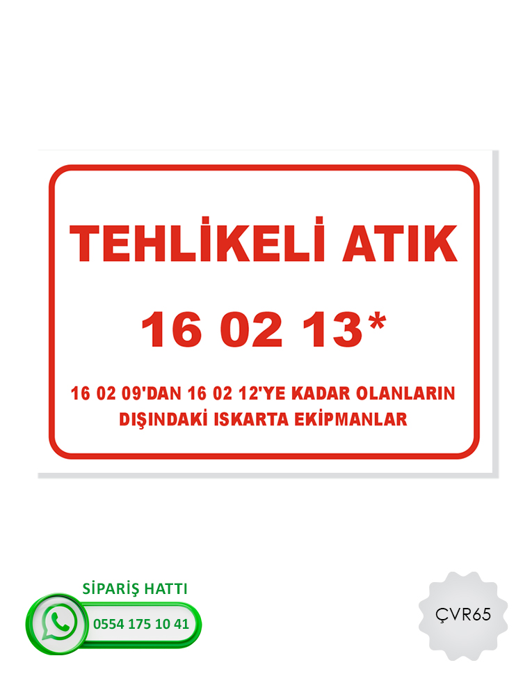 Çevre Uyarı Levhası